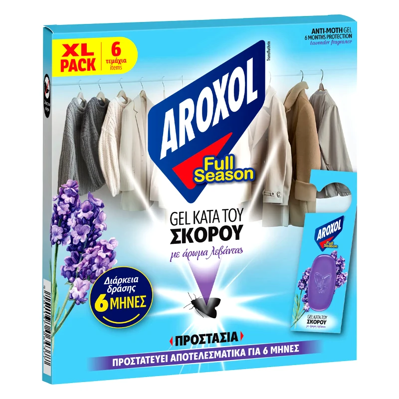 AROXOL Σκοροκτόνο Λεβάντα Full Season 6 Τεμάχια