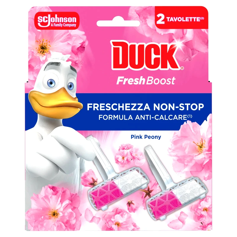 DUCK WC Block Fresh Boost Pink Peony 2x16g