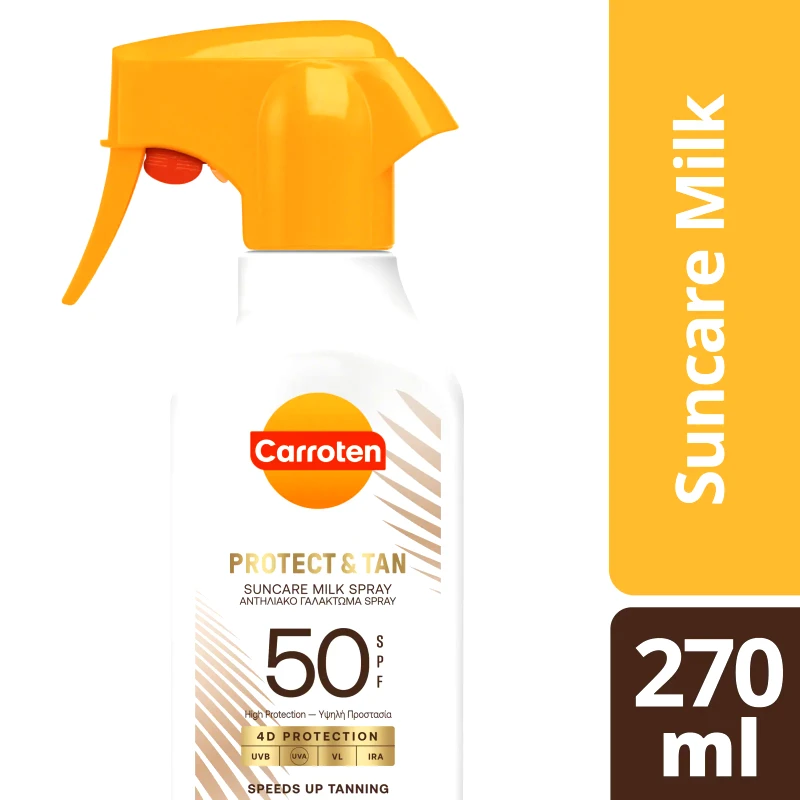 CARROTEN Αντηλιακό Γαλάκτωμα Tan & Protect Trigger Spray SPF50 270ml