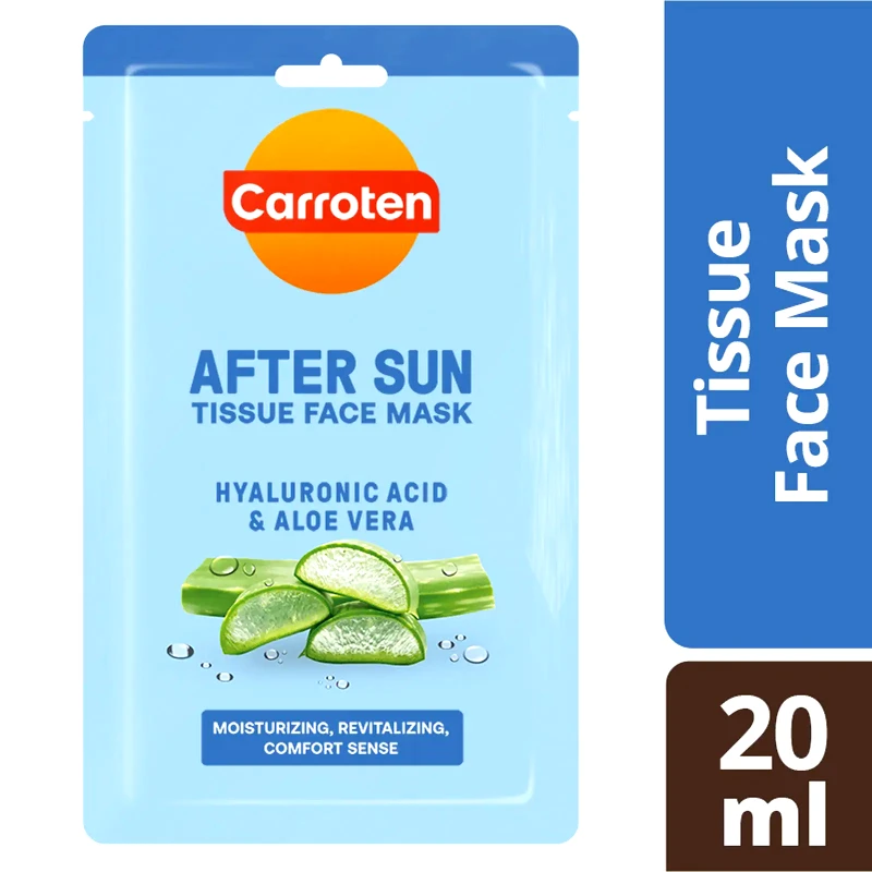 CARROTEN Μάσκα Προσώπου After Sun Tissue Face Mask 20ml