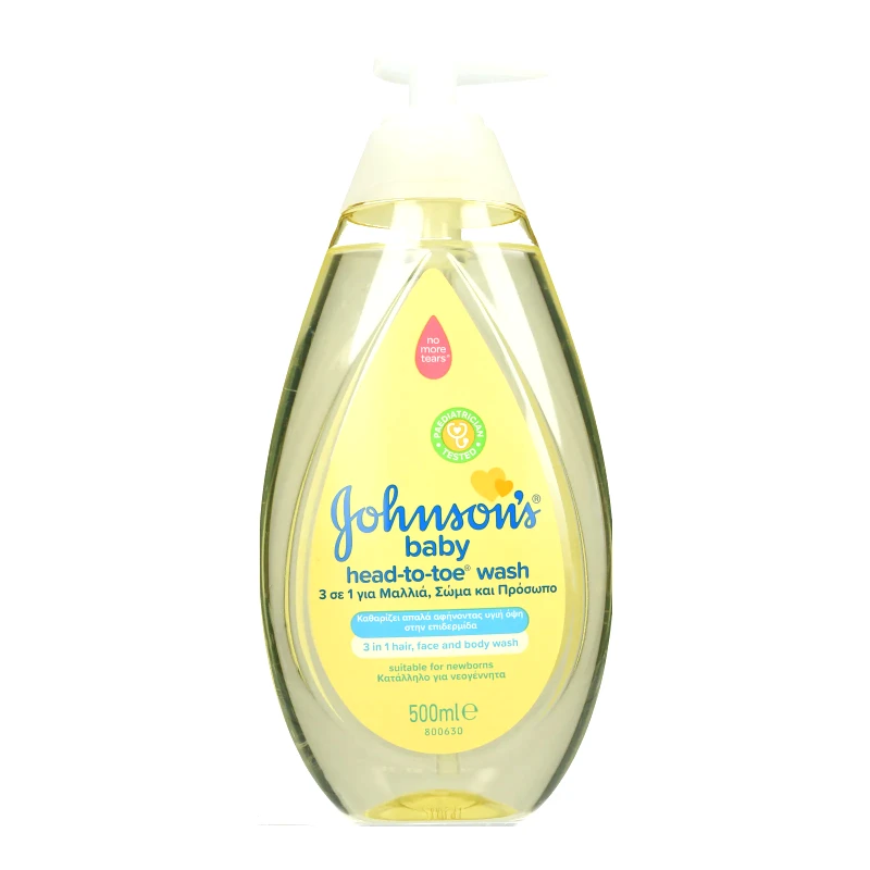 JOHNSON BABY Σαμπουάν Αφρόλουτρο Βρεφικό Head to Toe 500ml