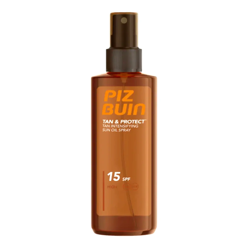 PIZ BUIN Αντηλιακό Λάδι Spray Tan & Protect SPF15 150ml
