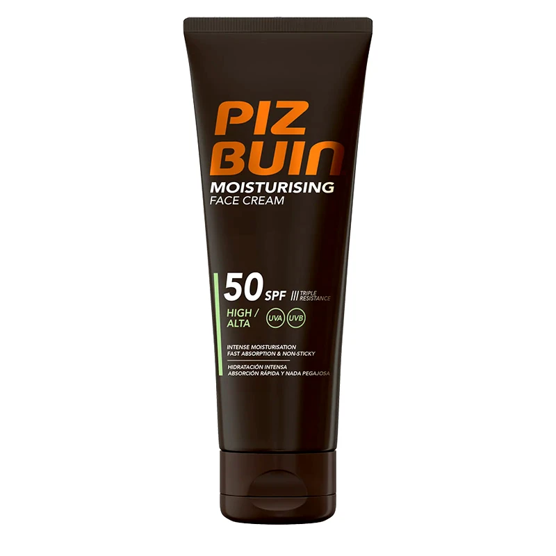 PIZ BUIN Αντηλιακή Ενυδατική Κρέμα Προσώπου SPF50 50ml