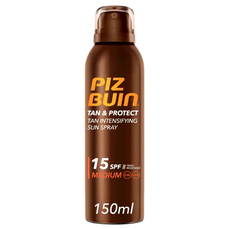PIZ BUIN Αντηλιακό Spray Tan & Protect SPF15 150ml