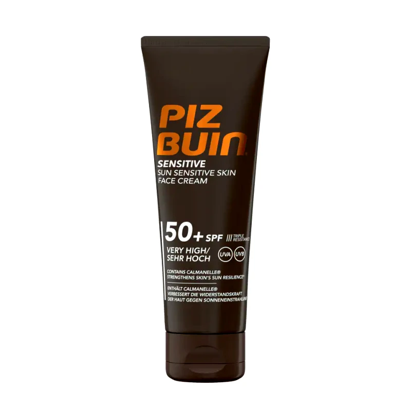 PIZ BUIN Αντηλιακή Κρέμα Προσώπου Sensitive SPF50+ 50ml
