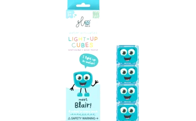 Bath Collection Glo Pals 4 Pack Light Up Cubes – Blair