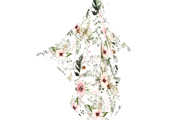 LM Κουβέρτες Bamboo Κουβέρτα Swaddle Wild Blossom