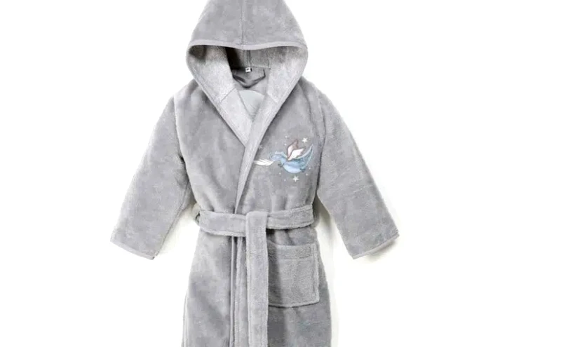 Bath Collection Μπουρνούζι Bamboo Medium Grey Lord Dragon