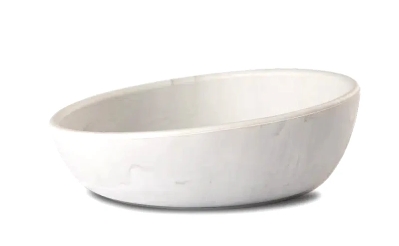Eeveve Eeveve Silicone Small Bowl – Marble Cloudy Gray