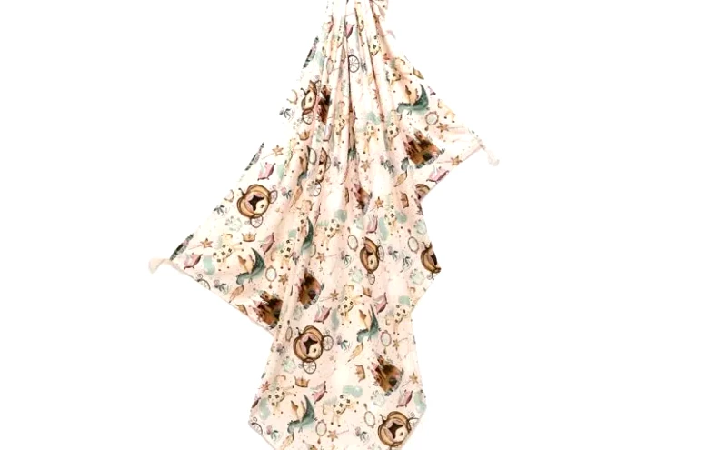 LM Κουβέρτες Bamboo Κουβέρτα Swaddle Princess