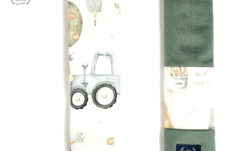 ABC Jersey Seat Belt Cover ABC Farm Velvet Khaki