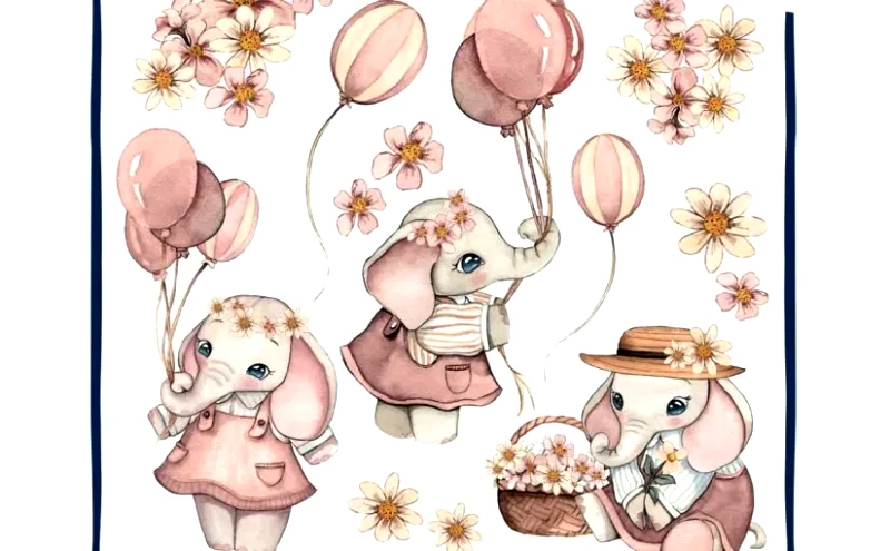 Simbo & Rossie Αυτοκόλλητα Τοίχου – Rossie