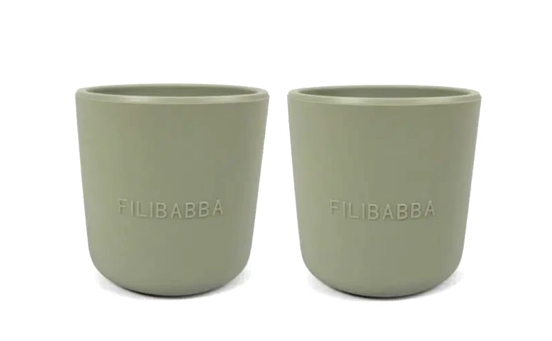 Dinner Time Filibabba Silicone Cup 2 Pack – Green