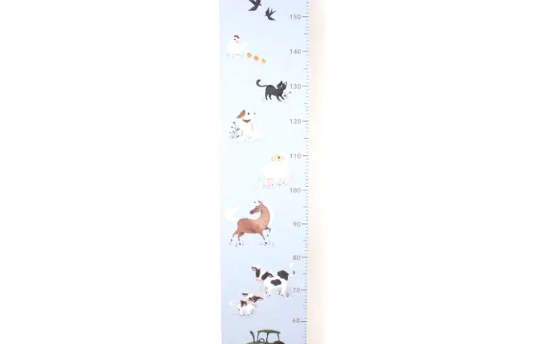 Filibabba Filibabba Growth Chart – Farm Animals