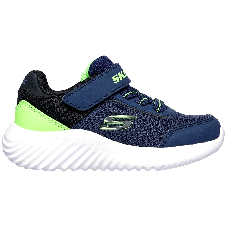 Skechers Skechers Infant Lightweight Gore & Strap Sneaker (403908N-NVLM)
