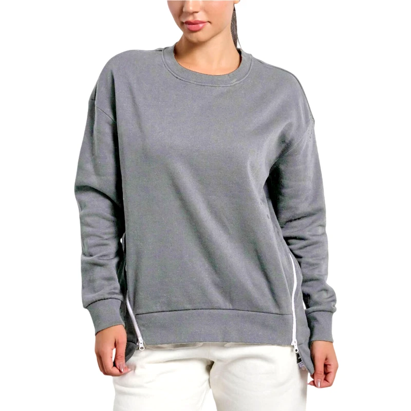 Body Talk Fashion Bodytalk W Comfy Crewneck Long Sleeve Γκρι Μελανζέ (1252-904026-54680)