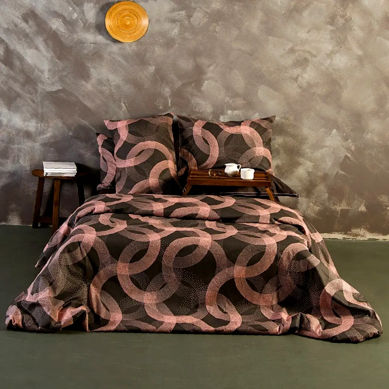 Sb Home Σετ Σεντόνια King Size 4 Τεμαχίων Sb Home Rings 260x280