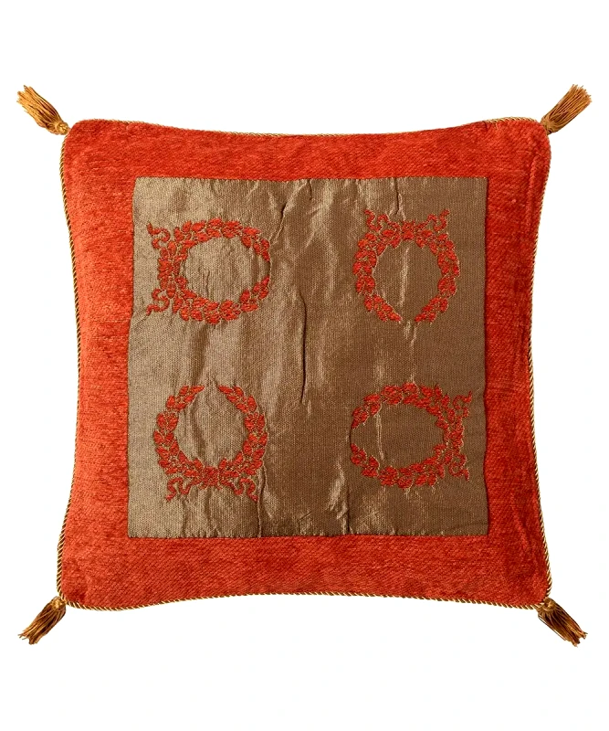 Silk Fashion Μαξιλαροθήκη Διακόσμησης Silk Fashion 6416 Πορτοκαλί 45x45