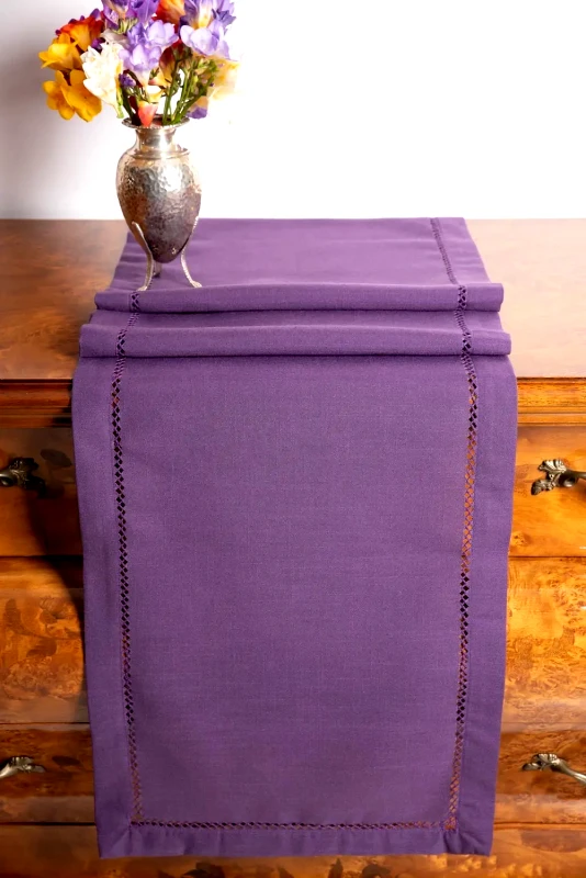 Silk Fashion Runner Silk Fashion 3096 Μωβ 45x170