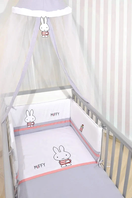 Miffy Σετ Προίκας 3 Τεμαχίων Miffy Γκρι Des. 65