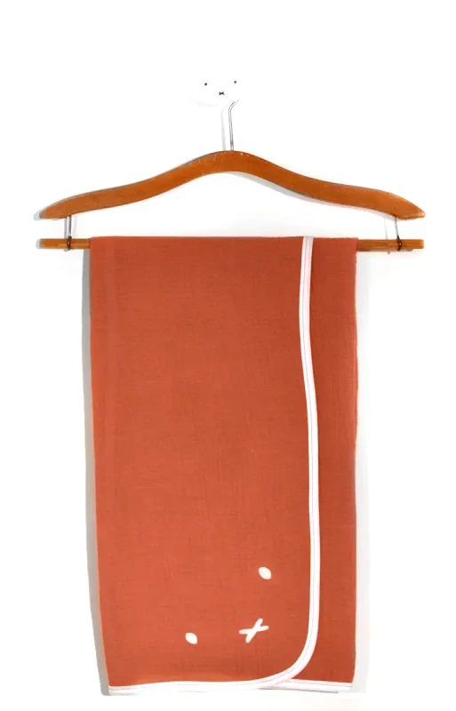 Miffy Πάνα Αγκαλιάς Miffy Κεραμιδί 80x80 Des. 68