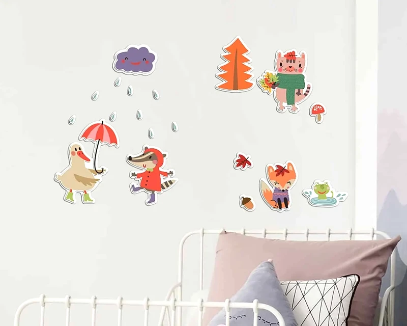 Ango Αυτοκόλλητα Αφρώδη Για Τοίχο Ango Rainy Day Large 18010