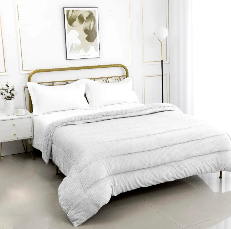 Silk Fashion Κουβερτοπάπλωμα Μονό Silk Fashion Damask Light Grey 170x220