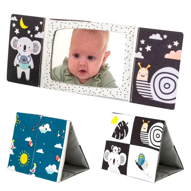 Taf Toys Βιβλίο Δραστηριοτήτων Taf Toys Tummy-time Mirror Book T-12905