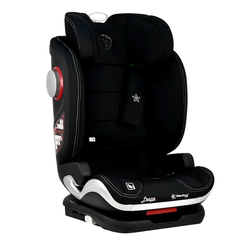 Bebe Stars Κάθισμα Αυτοκινήτου Bebe Stars Leon Plus Isofix I-Size Black 944-188
