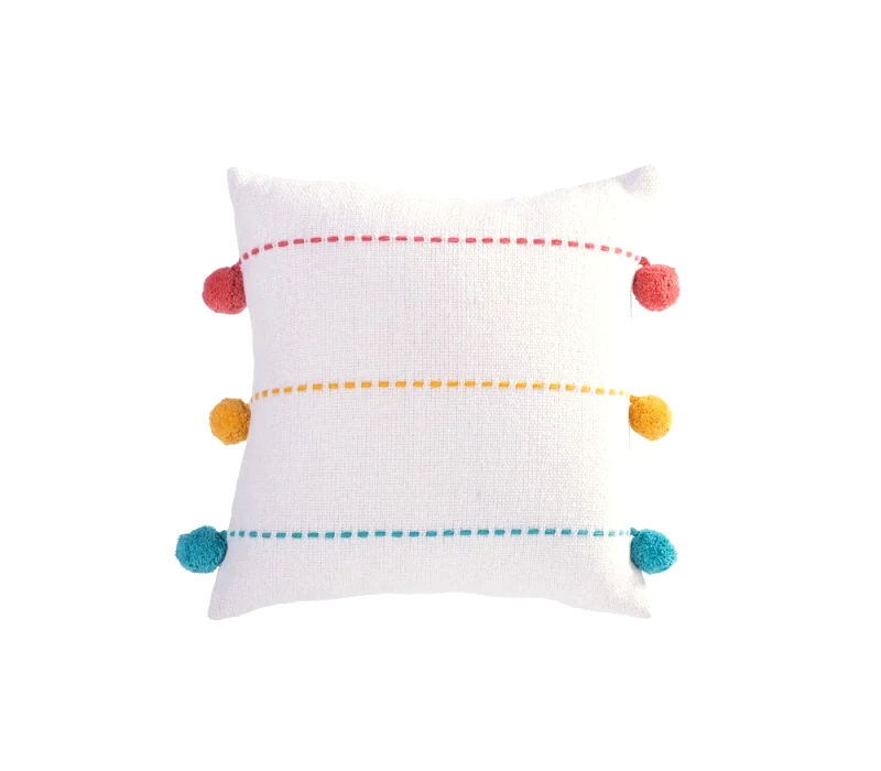 Nef - Nef Βρεφικό Μαξιλάρι Διακόσμησης Nef-Nef Life Line Coral/Yellow 35x35