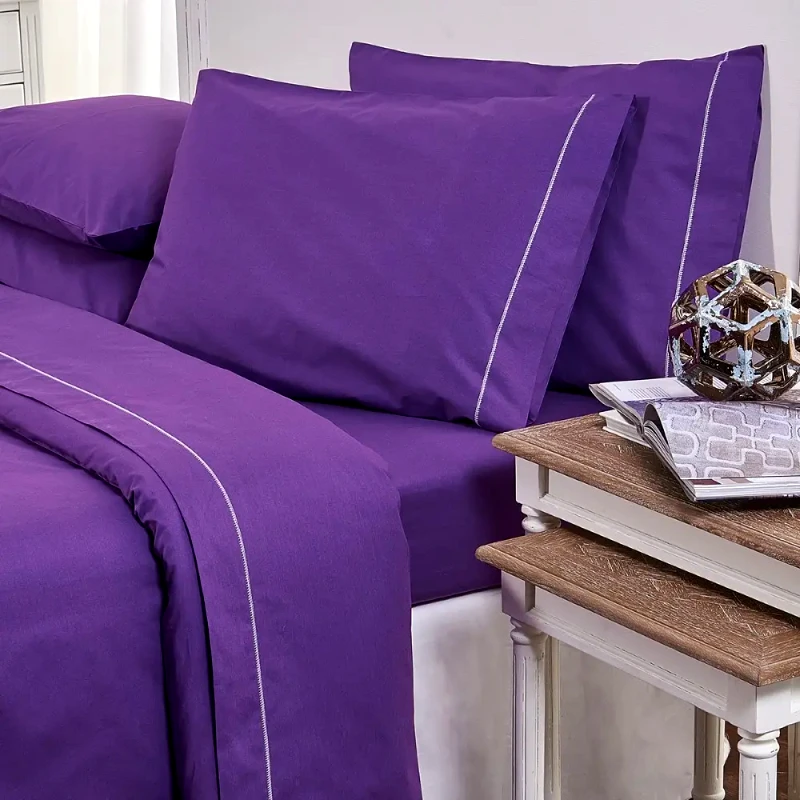 19V69 Σετ Σεντόνια Μονά 3 Τεμαχίων 19V69 Arcobaleno Bello Purple 175x270