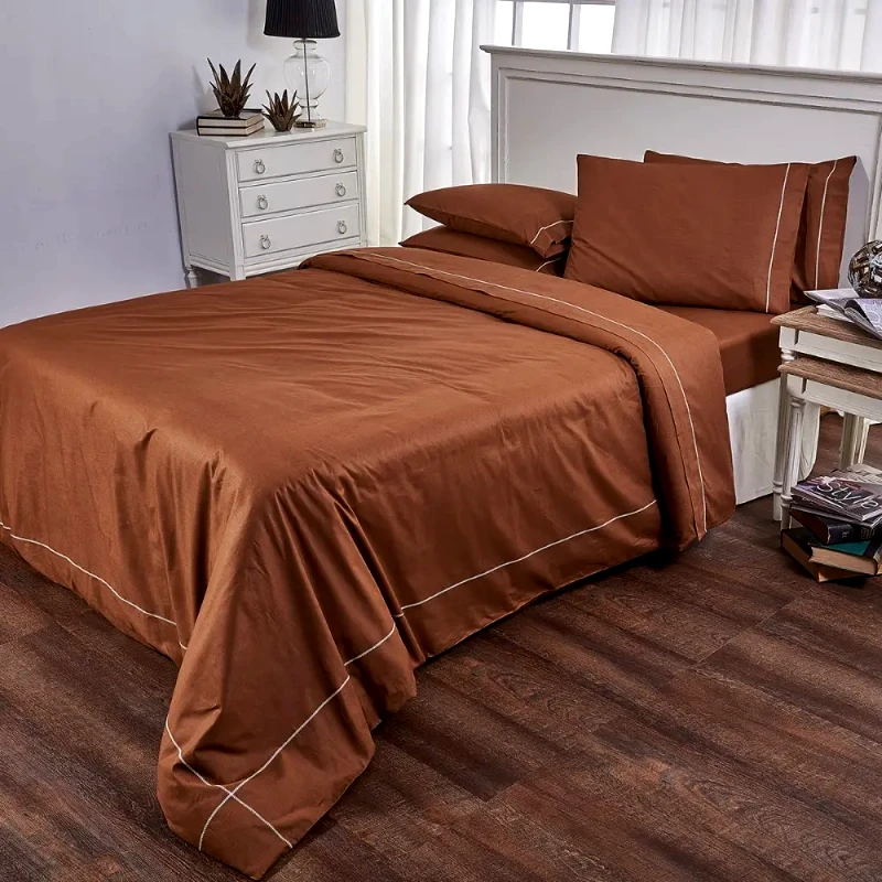 19V69 Παπλωματοθήκη Υπέρδιπλη 19V69 Arcobaleno Bello Chocolate 230x250