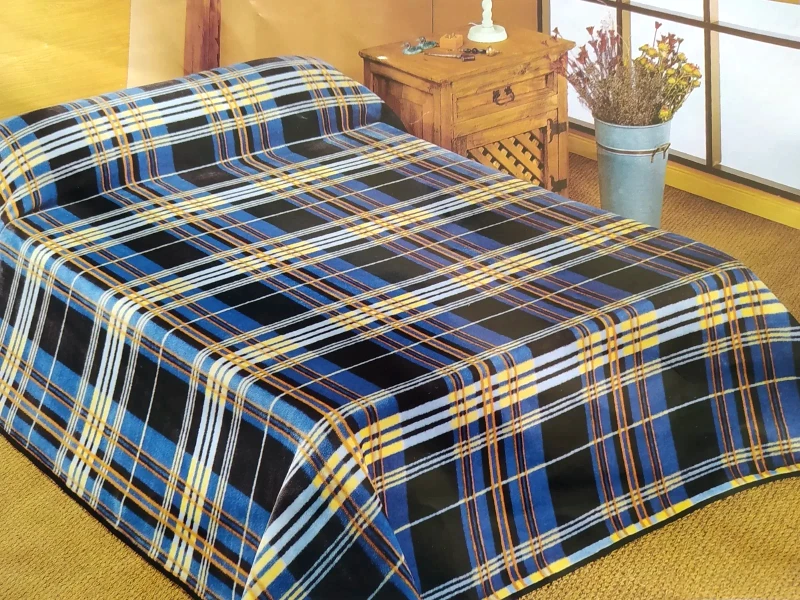 Dimcol Κουβέρτα Υπέρδιπλη Dimcol Paduana Blue 220x240