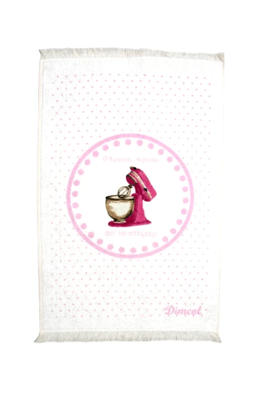 Dimcol Πετσέτα Κουζίνας Dimcol Mixer 01 White 40x60