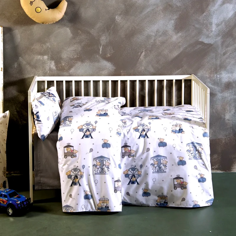 Sb Home Παπλωματοθήκη Μονή Sb Home Luna Park Blue 160x240