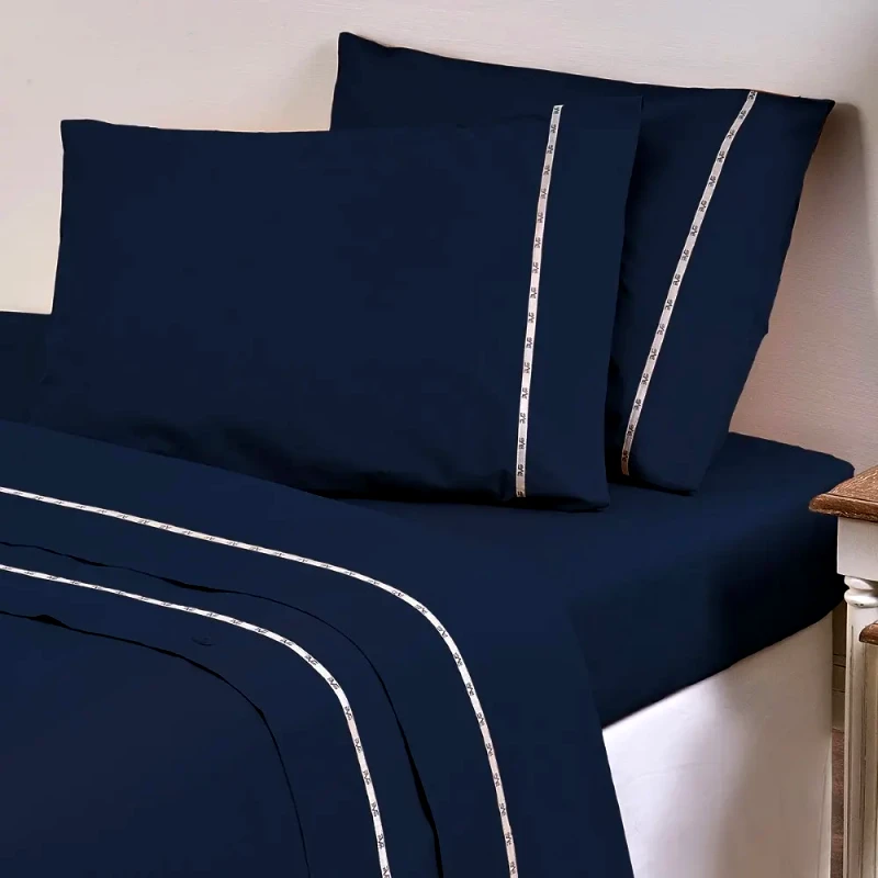 19V69 Σεντόνι Υπέρδιπλο 19V69 Colori Navy 240x280