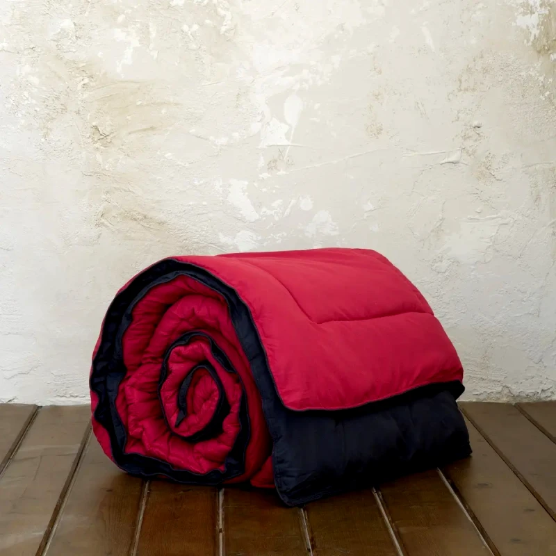 Nima Πάπλωμα Μονό Nima Ruby Red / Black 160x240