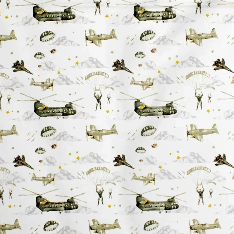 Dimcol Πάνα Χασέ Dimcol Airforce 196 White-Khaki 80x80