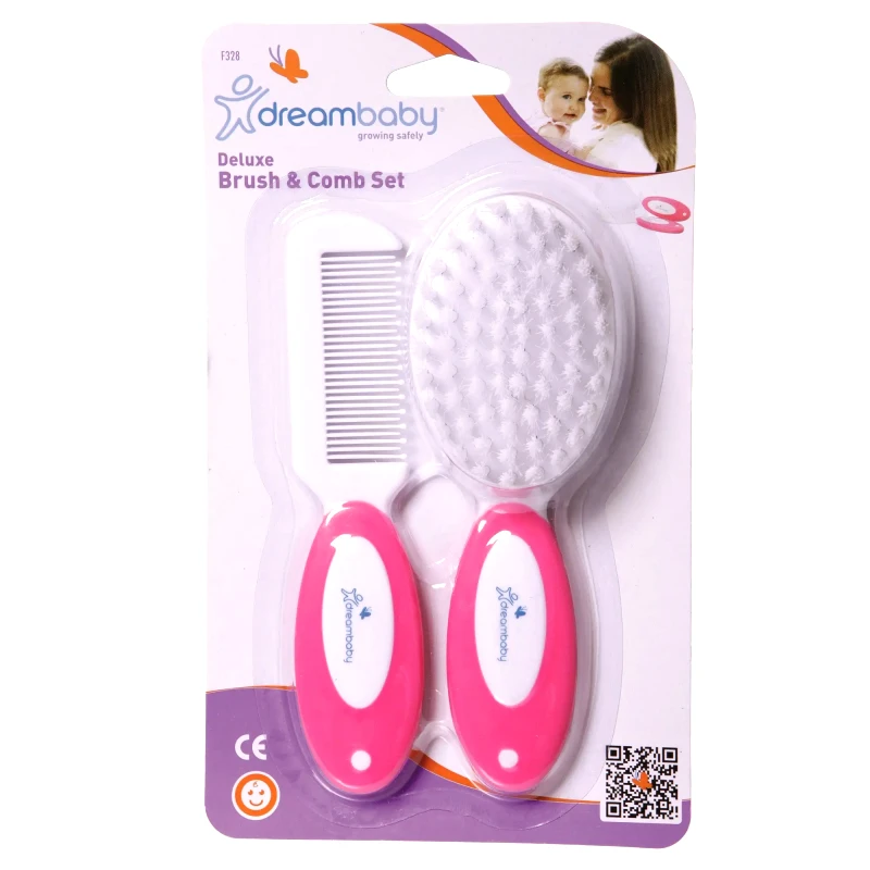 DreamBaby Σετ Βούρτσα & Χτένα DreamBaby Pink BR75172
