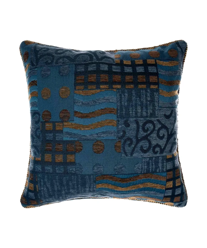 Silk Fashion Μαξιλαροθήκη Διακόσμησης Silk Fashion 602 Πυκνό Μπλε 65x65