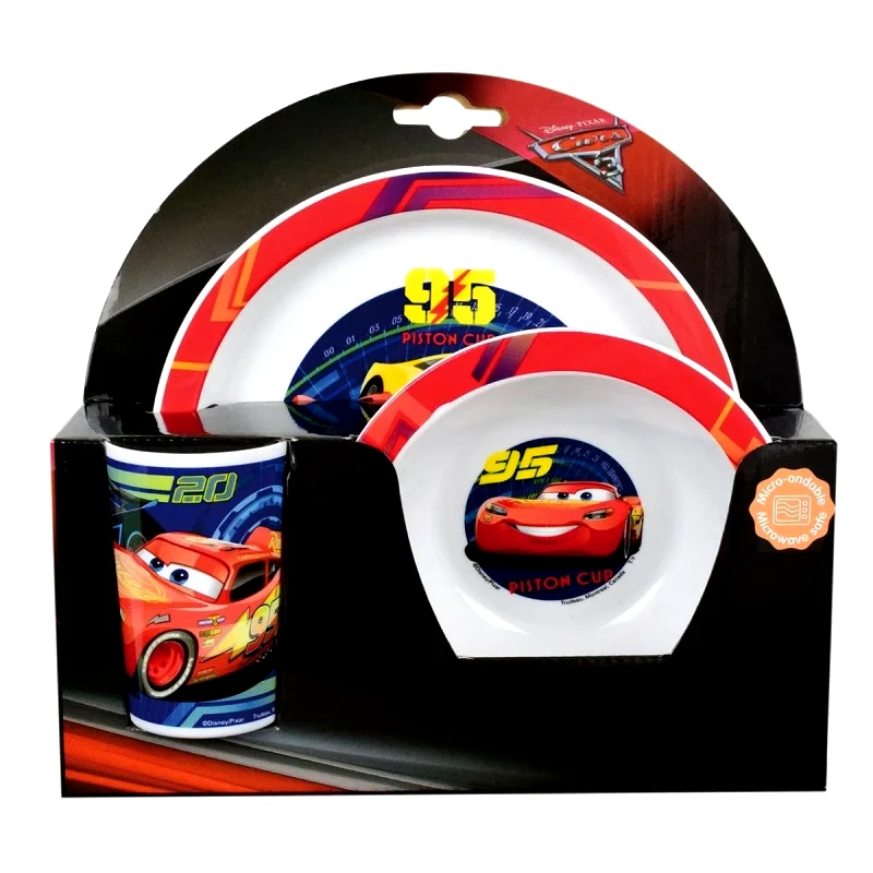 Ango Σετ Φαγητού 3 Τεμαχίων Ango Cars Disney 005515