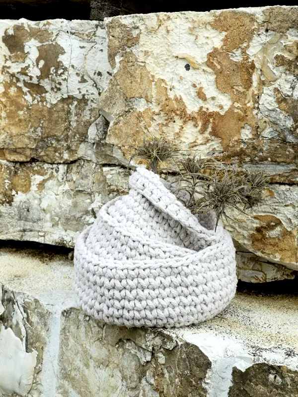 Nima Καλάθι Nima Panier Ivory 28x15