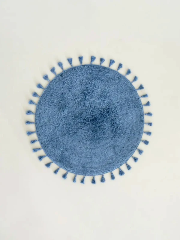 Nima Ταπέτο Μπάνιου Nima Fuzzy Denim Blue Δ90