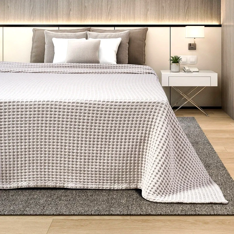 Adam Home Κουβέρτα Πικε Υπερδιπλη 220X240 Adam Home Beige