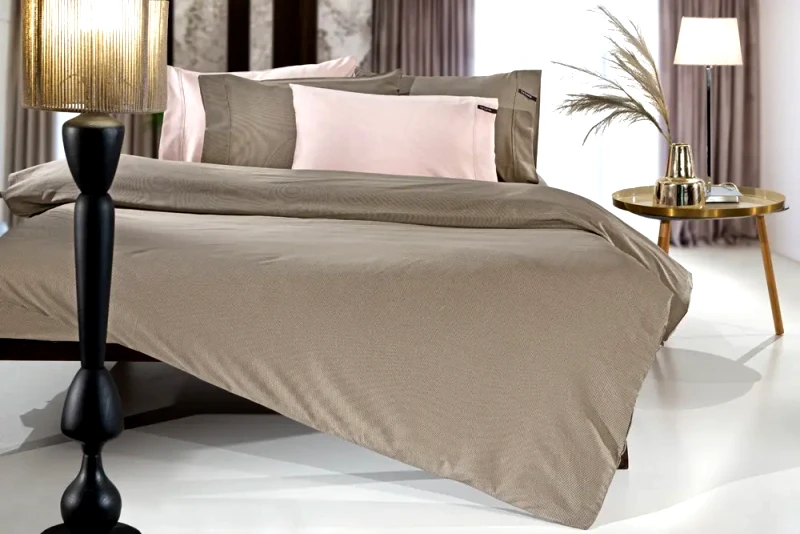 Guy Laroche Σεντόνι King Size με Λάστιχο Guy Laroche Minimal Wenge 180x200+35