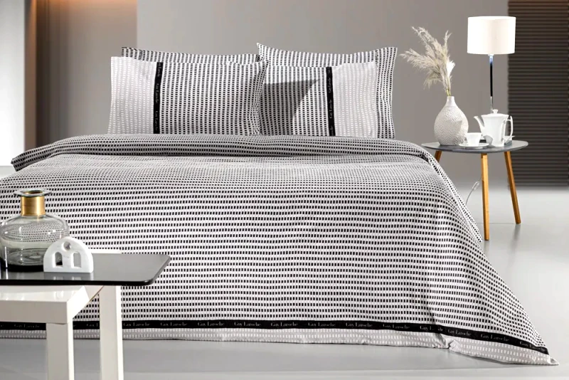 Guy Laroche Σετ Σεντόνια Φανελένια Μονά 3 Τεμαχίων Guy Laroche Parma Grey 170x265
