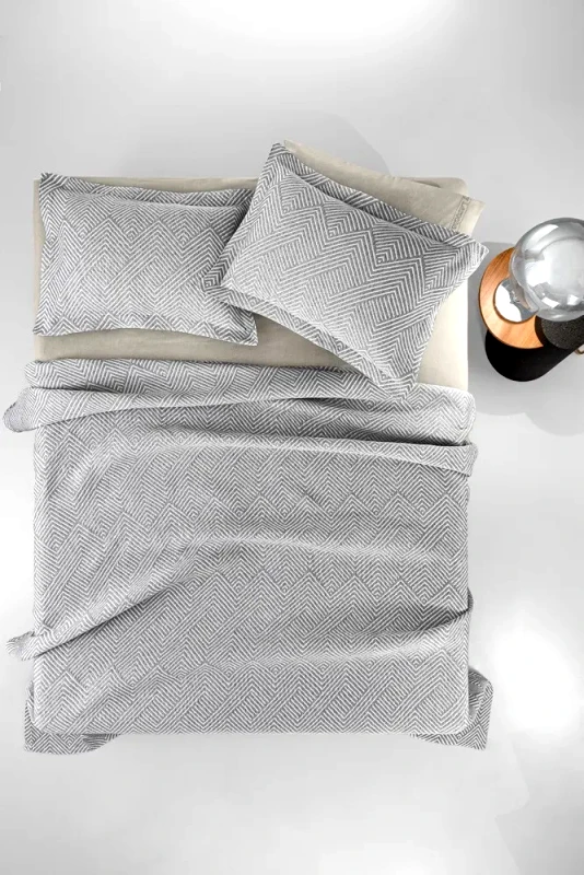 Guy Laroche Κουβέρτα Μονή Guy Laroche Tetris Anthracite 160x220