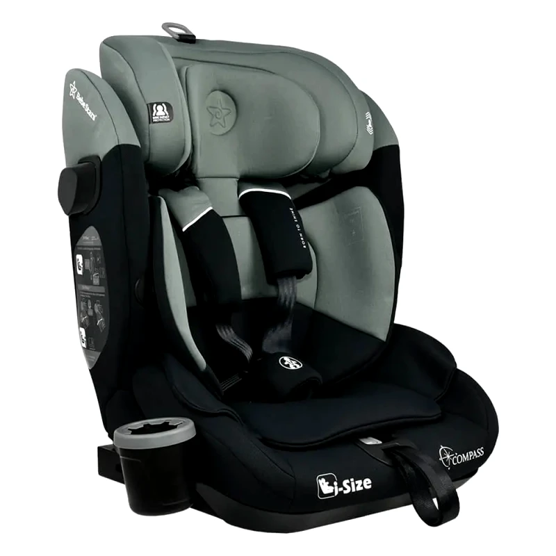 Bebe Stars Κάθισμα Αυτοκινήτου Bebe Stars Compass Isofix I-Size 76-150Cm Olive