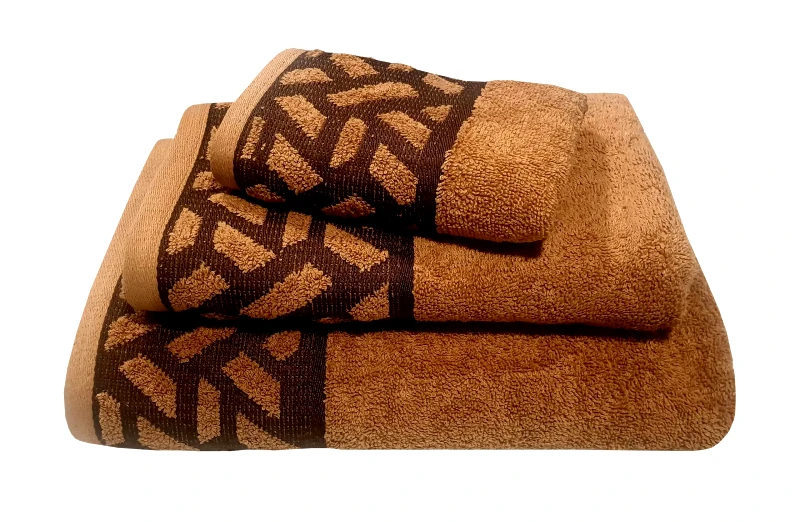 Le Blanc Πετσέτα Le Blanc Πεννιέ Ζακάρ 550gr/m2 MYKONOS Beige Σώματος 70x140