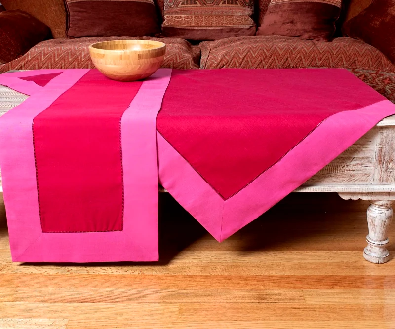 Silk Fashion Runner Silk Fashion Bg17 Ανοιχτό Μωβ/Φούξια 45x170